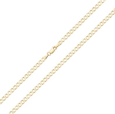 Stylisch 9 ct/ Karat Gelb Gold Damen - Fußkette - 25cm