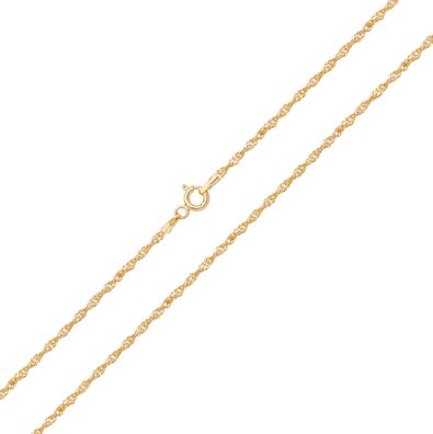 Elegant 9 ct/ Karat Gelb Gold Damen - Fußkette - 25.4cm