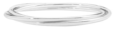 Eleganter 925 Sterling Silber Damen - Armreif - 5.2cm, 15 Gramm