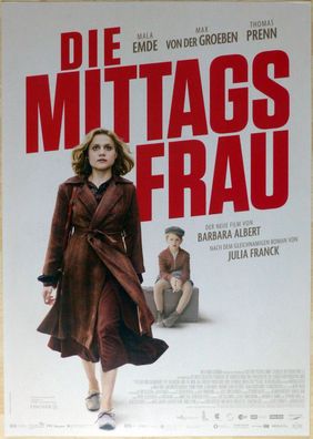 Die Mittagsfrau - Original Kinoplakat A1 - Mala Emde Max von der Groeben - Filmposter