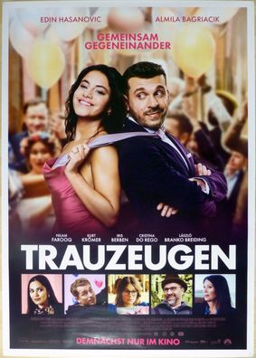 Trauzeugen - Original Kinoplakat A0 - Edin Hasanovic, Almila Bagriacik - Filmposter