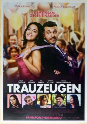 Trauzeugen - Original Kinoplakat A1 - Edin Hasanovic, Almila Bagriacik - Filmposter