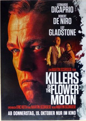 Killers of the Flower Moon - Original Kinoplakat A1 - Leonardo di Caprio - Filmposter