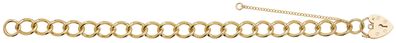 Modernes 9 ct/ Karat Gelb Gold Damen - Armband - 19.1cm, 19 Gramm