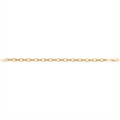Raffiniertes 9 ct/ Karat Gelb Gold Damen - Armband - 19.1cm
