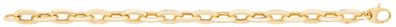 Klassisches 9 ct/ Karat Gelb Gold Damen - Armband - 19.1cm, 8 Gramm