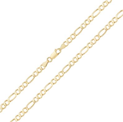 Wunderschönes 9 ct/ Karat Gelb Gold Damen - Armband - 17.5cm