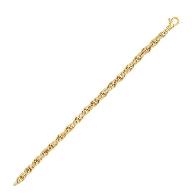 Edles 9 ct/ Karat Gelb Gold Damen - Armband - 17.5cm, 6 Gramm