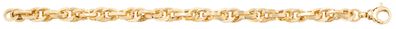 Atemberaubendes 9 ct/ Karat Gelb Gold Damen - Armband - 19cm, 7 Gramm