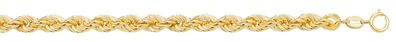 Raffiniertes 9 ct/ Karat Gelb Gold Damen - Armband - 17.5cm