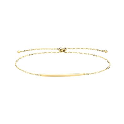 Edles 9 ct/ Karat Gelb Gold Damen - Armband - 0.1cm