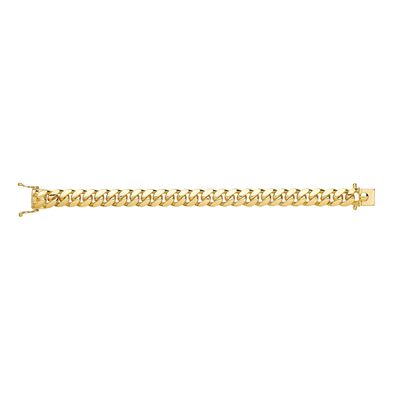 Modisches 9 ct/ Karat Gelb Gold Damen - Armband - 20.3cm, 81 Gramm
