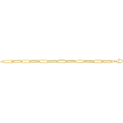 Modisches 9 ct/ Karat Gelb Gold Damen - Link Armband - 19.1cm