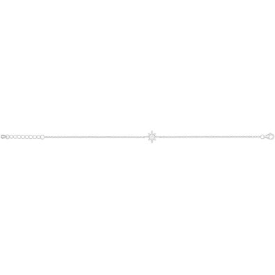 Exklusives 925 Sterling Silber Damen - Bettelarmband - 20.3cm