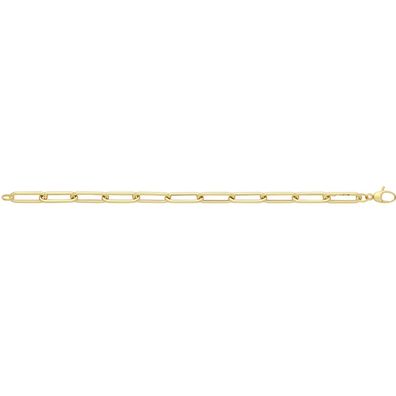 Stylisches 9 ct/ Karat Gelb Gold Damen - Armband - 19.1cm