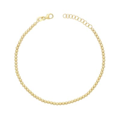 Schönes 9 ct/ Karat Gelb Gold Damen - Armband - 17.8cm