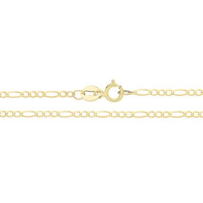 Klassisches 9 ct/ Karat Gelb Gold Damen - Link Armband - 17.8cm