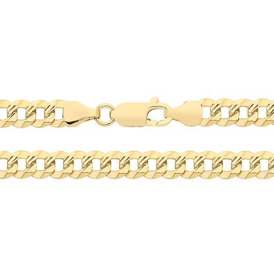 9 ct/ Karat Gelb Gold Herren/ Damen - Armband - 17.8, 20.3cm