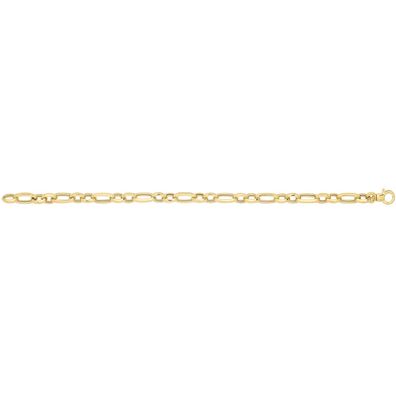 Modernes 9 ct/ Karat Gelb Gold Damen - Link Armband - 0.1cm