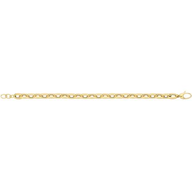 Modernes 9 ct/ Karat Gelb Gold Damen - Link Armband - 0.1cm, 10 Gramm