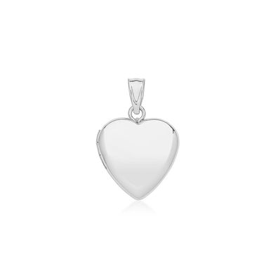 Klassisches 925 Sterling Silber Herz Damen - Medaillon