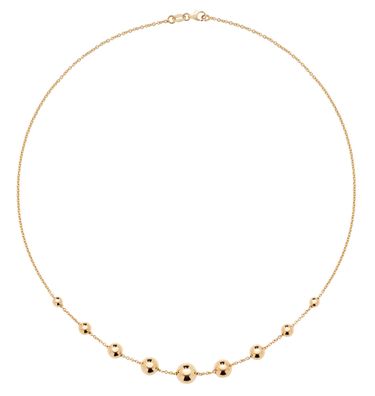 Stylische 9 ct/ Karat Gelb Gold Damen - Halskette - 41.9cm