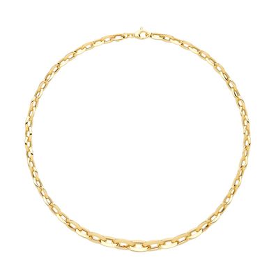 Stylische 9 ct/ Karat Gelb Gold Damen - Halskette - 43.2cm, 8 Gramm