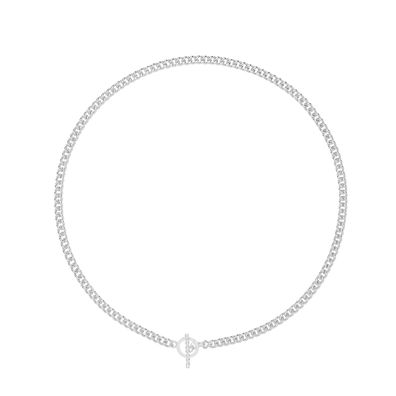 Stylische 925 Sterling Silber Damen - Halskette - 0.1cm, 11 Gramm