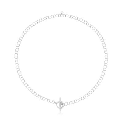Modische 925 Sterling Silber Damen - Halskette - 45.7cm, 7 Gramm