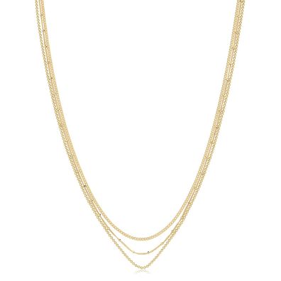 Elegante 925 Sterling Silber Damen - Halskette - 53.3cm, 15 Gramm