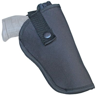 COPTEX Gürtelholster Pistolenholster klein schwarz mit Halteriemen für Pistolen