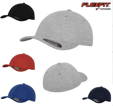 Flexfit Double Jersey Cap Kappe Strickjersey Baseballcap Original S/ M L/ XL