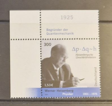 BRD - MiNr. 2228 - 100. Geburtstag von Werner Heisenberg