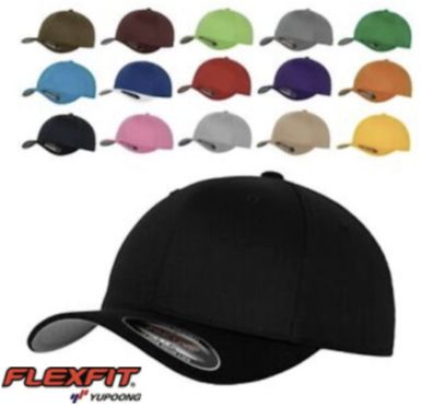 Orginal FlexFit Wooly Combed Cap Baseballcap 5-Panel versch. Farben und Größen