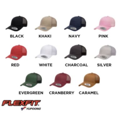 FlexFit Retro Trucker Cap Kappe 6-Panel Snapback versch. Farben