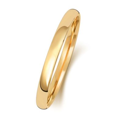 9 Karat (375) Gold 2mm Slight Court Form Trauring/ Ehering/ Hochzeitsring