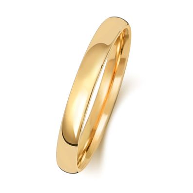 18 Karat (750) Gold 2,5mm Slight Court Form Trauring/ Ehering/ Hochzeitsring