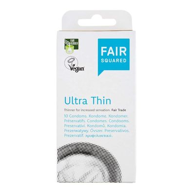 Fair Squared Kondome Ultra Thin Vegan hauchdünn Glatt