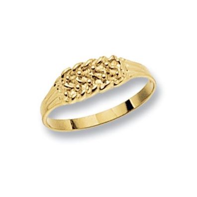 Genialer 9 ct/ Karat Gelb Gold Damen - Ring