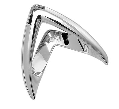 Moderner 925 Sterling Silber Damen - Wünschelrute Ring