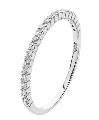 925 Sterling Silber Damen - Ring mit Zirkonia