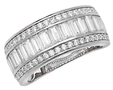 Wunderschöner 925 Sterling Silber Damen - Ring mit Zirkonia