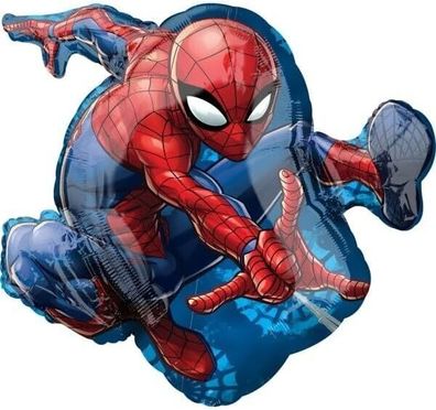 amscan 3466575 Spider-Man SuperShape Folienballon - Partyballon ca. 43 x 73 cm