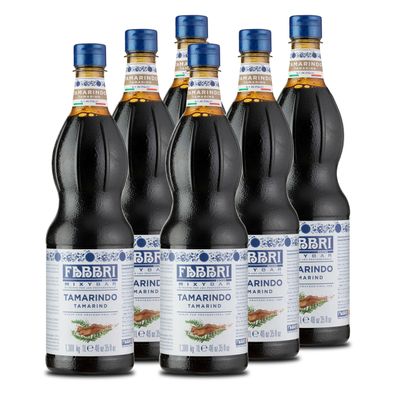 Food-United FABBRI Mixybar Tamarindensirup 6x1L Tamarindo-Fruchtsirup-Getränkesirup