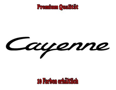 Cayenne Auto Aufkleber Sticker Tuning Styling Fun Bike Wunschfarbe (282)