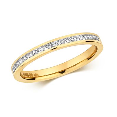 18 Karat (750) Gold Damen - Diamant Ring Brillant-Schliff 0.18 Karat GH - SI2