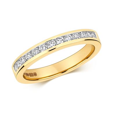 18 Karat (750) Gold Diamant Damenring Brillant-Schliff 0.33 Karat GH - SI2