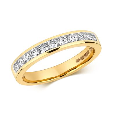 18 Karat (750) Gold Damen - Diamant Ring Brillant-Schliff 0.50 Karat GH - SI2