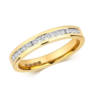 18 Karat (750) Gold Diamant Damenring Brillant-Schliff 0.26 Karat GH - SI2