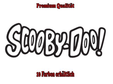 Scooby Doo Auto Aufkleber Sticker Tuning Styling Fun Bike Wunschfarbe (300)